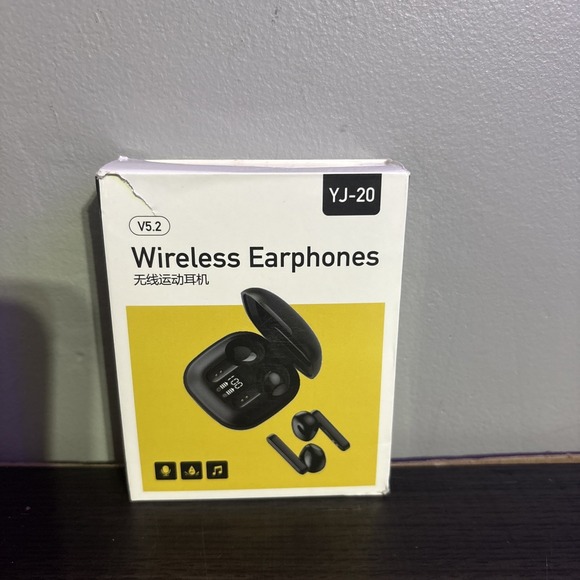 The Unbranded Brand Other - Ynker Wireless Earphones YJ-20 - NIB, Black Fast Shipping